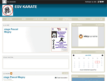 Tablet Screenshot of esvkarate.com